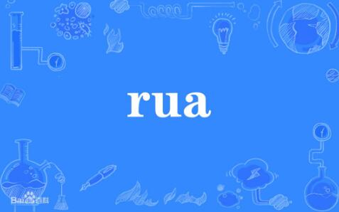 rua是什么意思，网络用语rua是什么梗