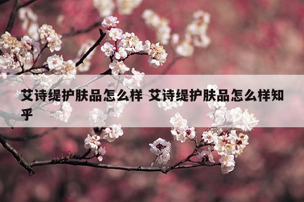 艾诗缇适合什么肤质