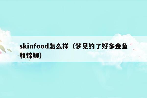 skinfood中国官网