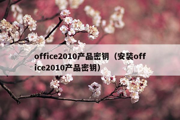 office2010产品密钥25个字符最新