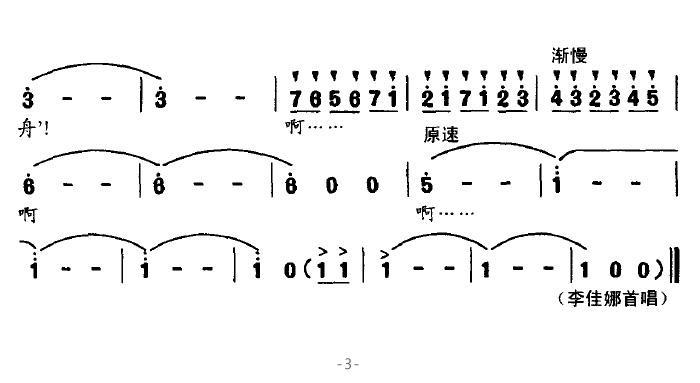 “神舟”飞歌曲谱（美声曲谱图下载分享）