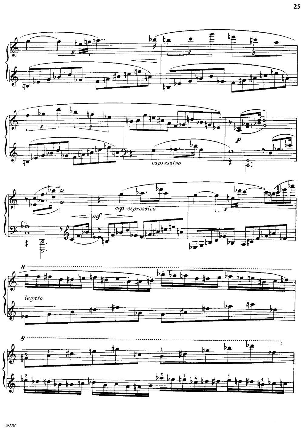 《降e小调钢琴奏鸣曲 Op.26 v.1》钢琴曲谱图分享