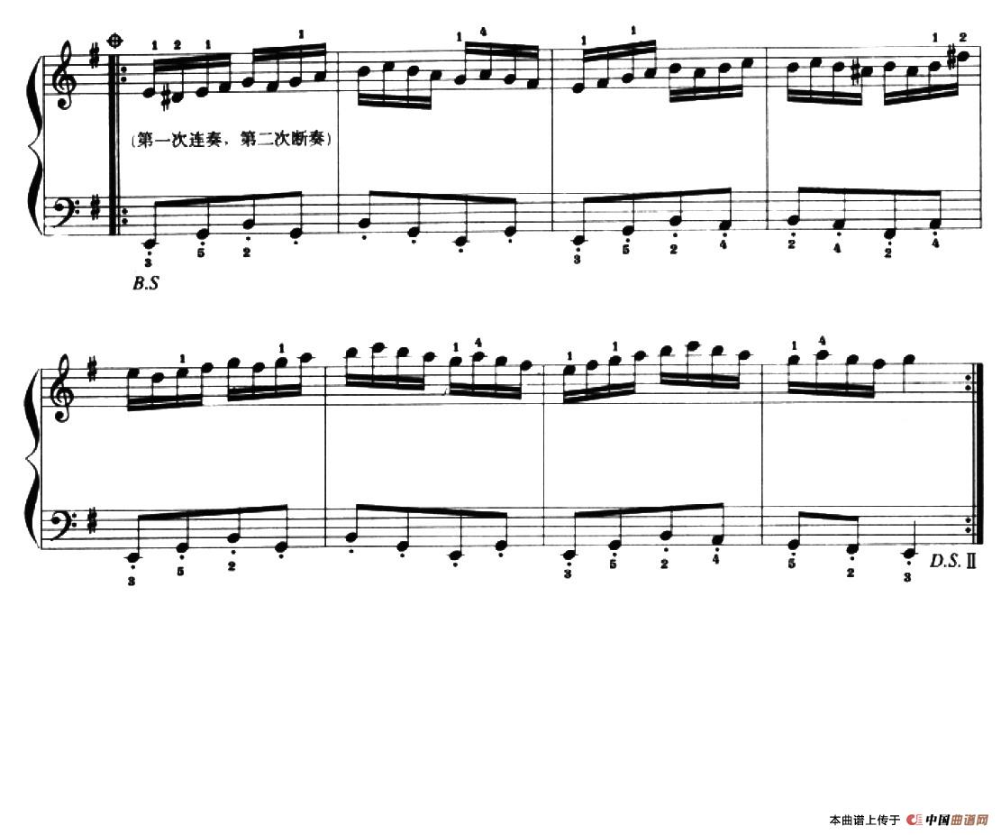 儿童手风琴曲：欢乐手风琴谱（线简谱对照、带指法版）
