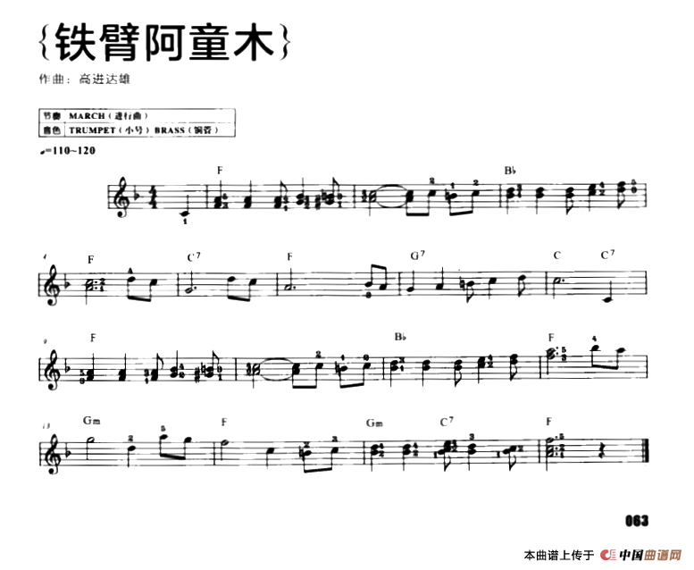 《铁臂阿童木》 电子琴曲谱，电子琴入门自学曲谱图