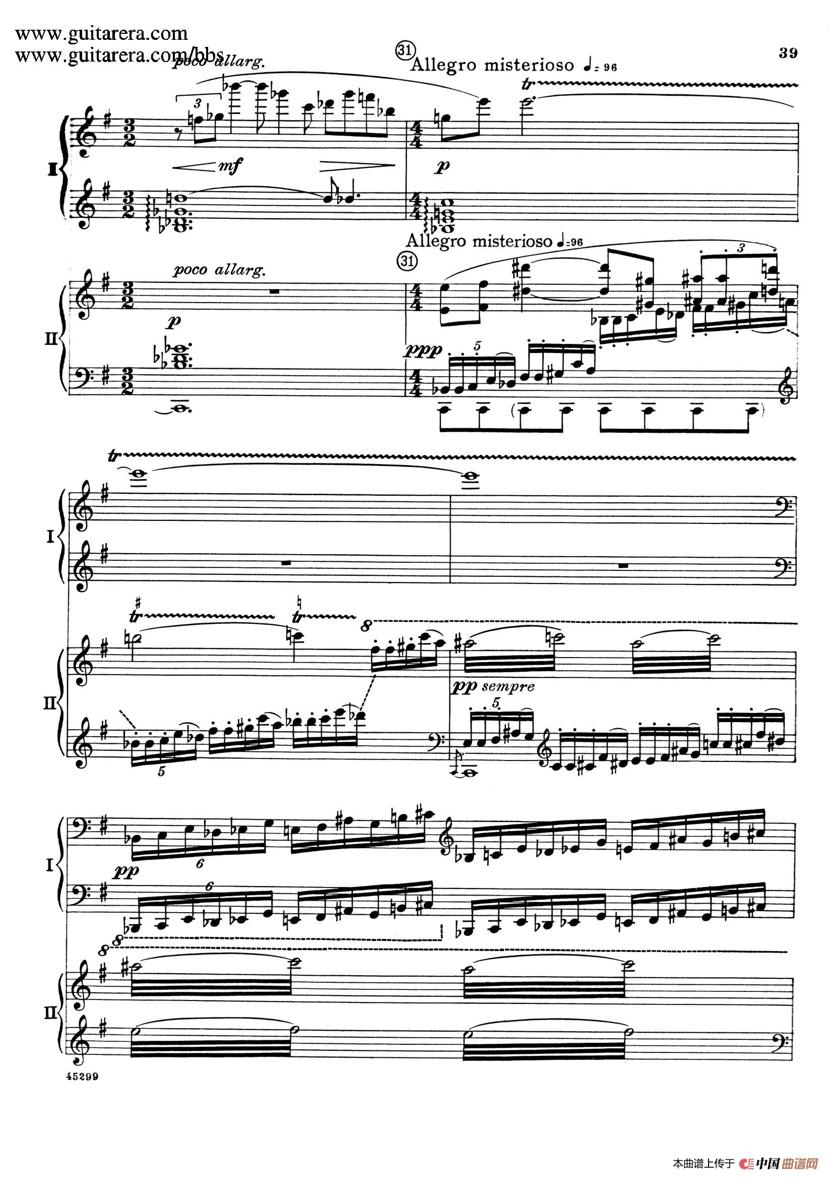 《Piano Concerto Op.38》钢琴曲谱图分享