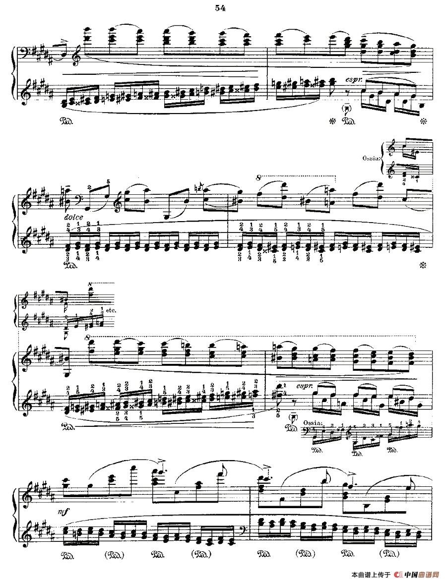 《肖邦《练习曲》Fr.Chopin Op.25 No6》钢琴曲谱图分享