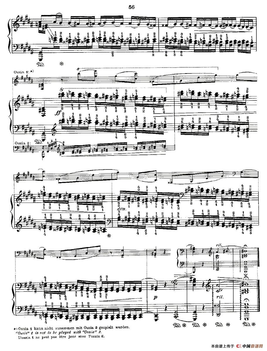 《肖邦《练习曲》Fr.Chopin Op.25 No6》钢琴曲谱图分享