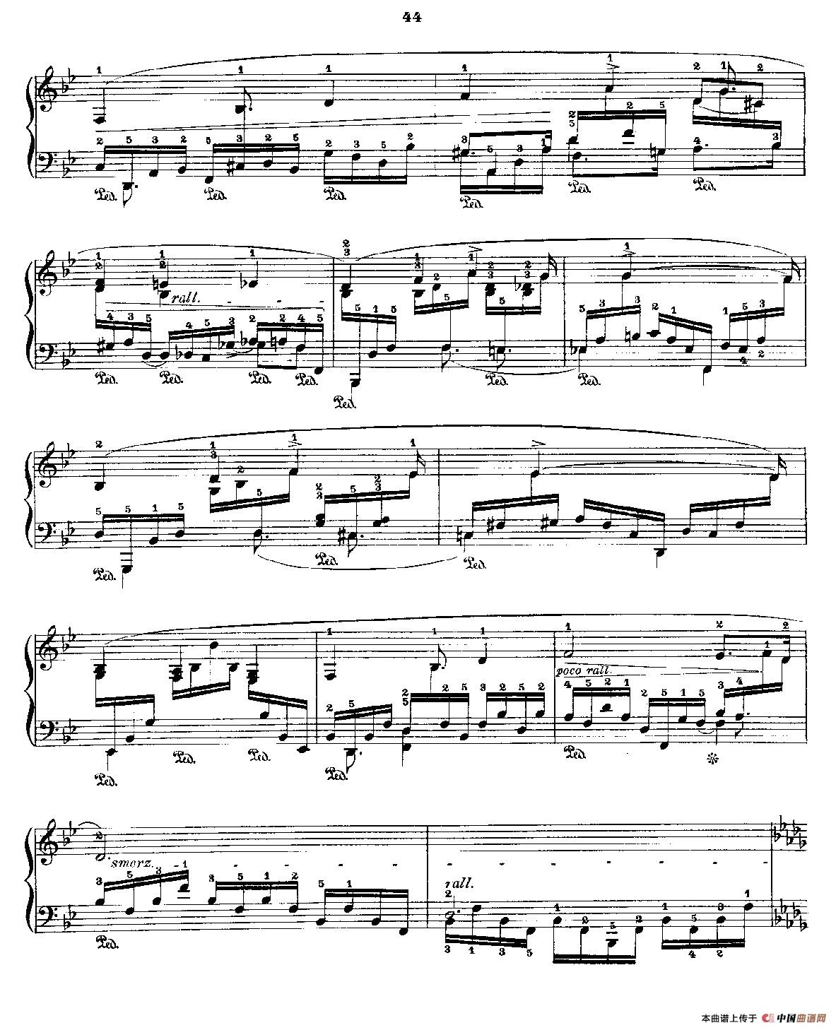 《肖邦《练习曲》Fr.Chopin Op.25 No5-2》钢琴曲谱图分享