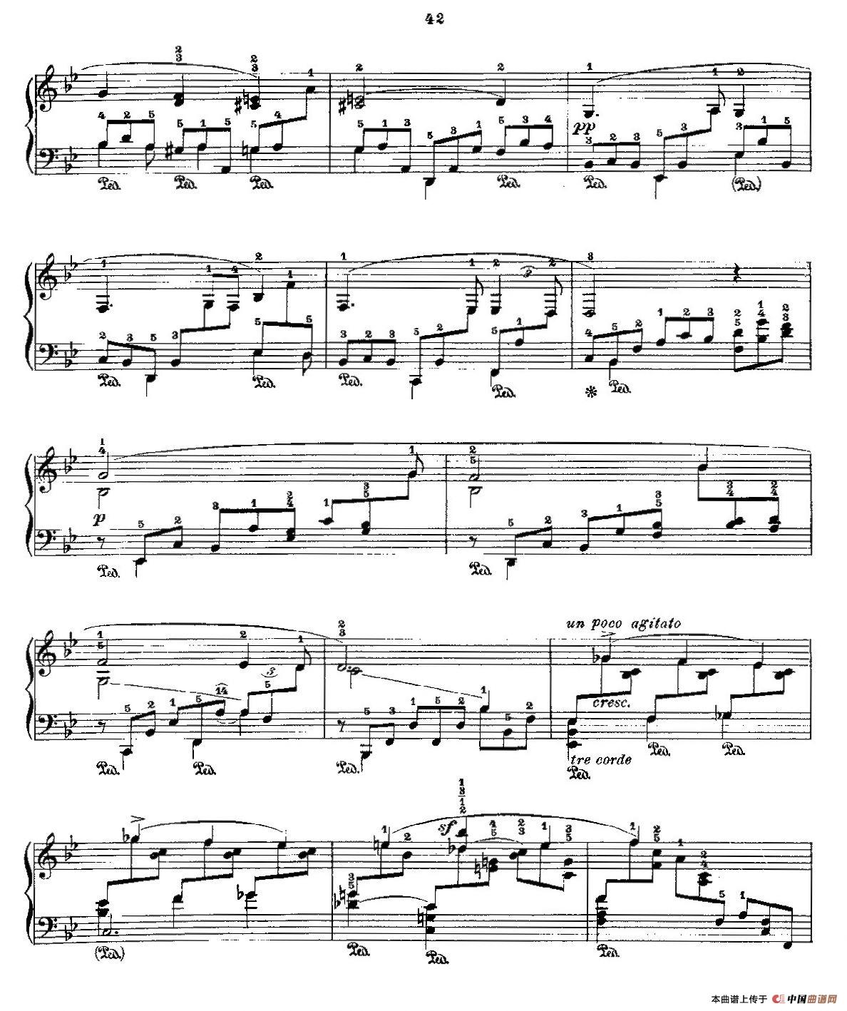 《肖邦《练习曲》Fr.Chopin Op.25 No5-2》钢琴曲谱图分享