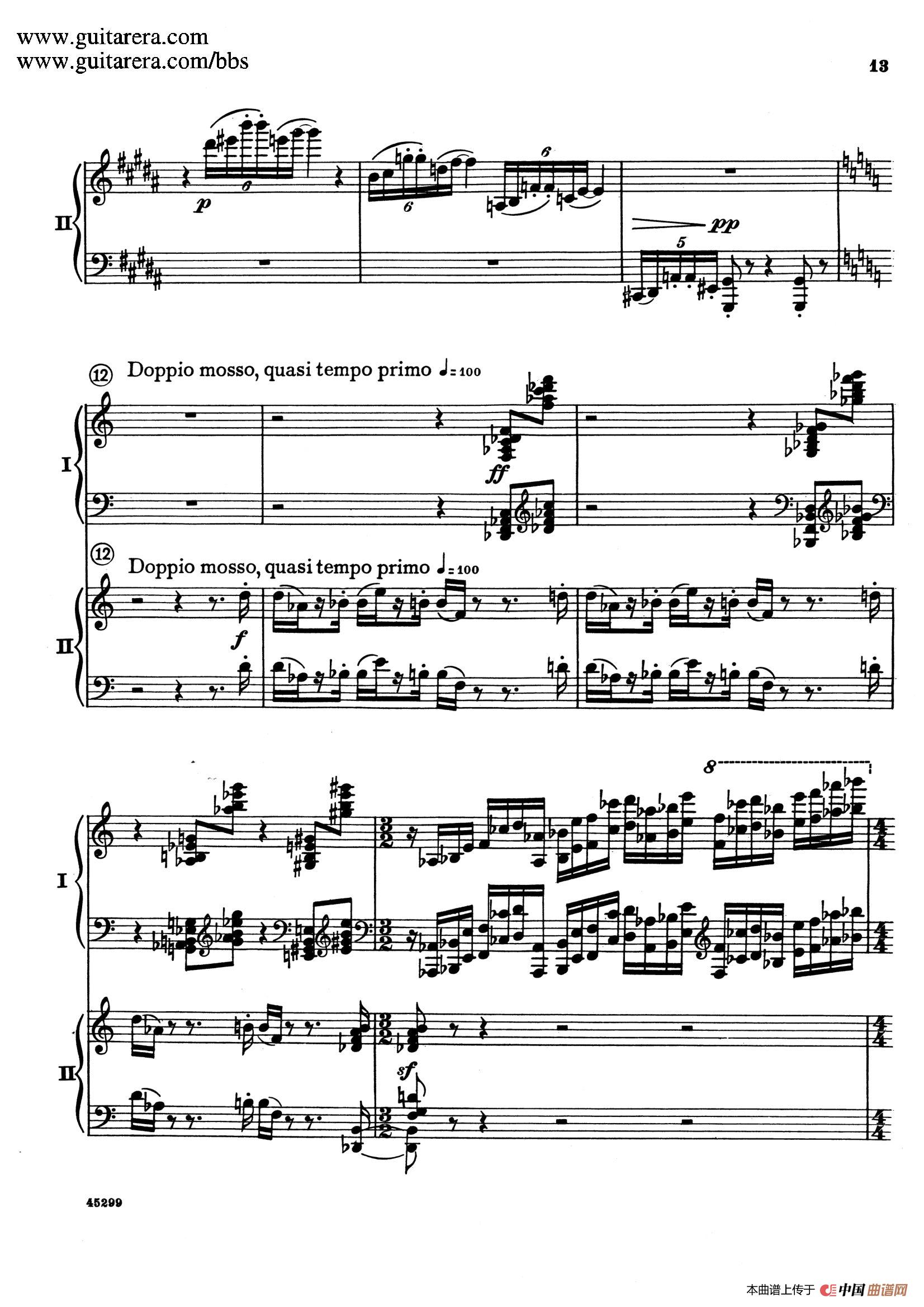 《Piano Concerto Op.38》钢琴曲谱图分享