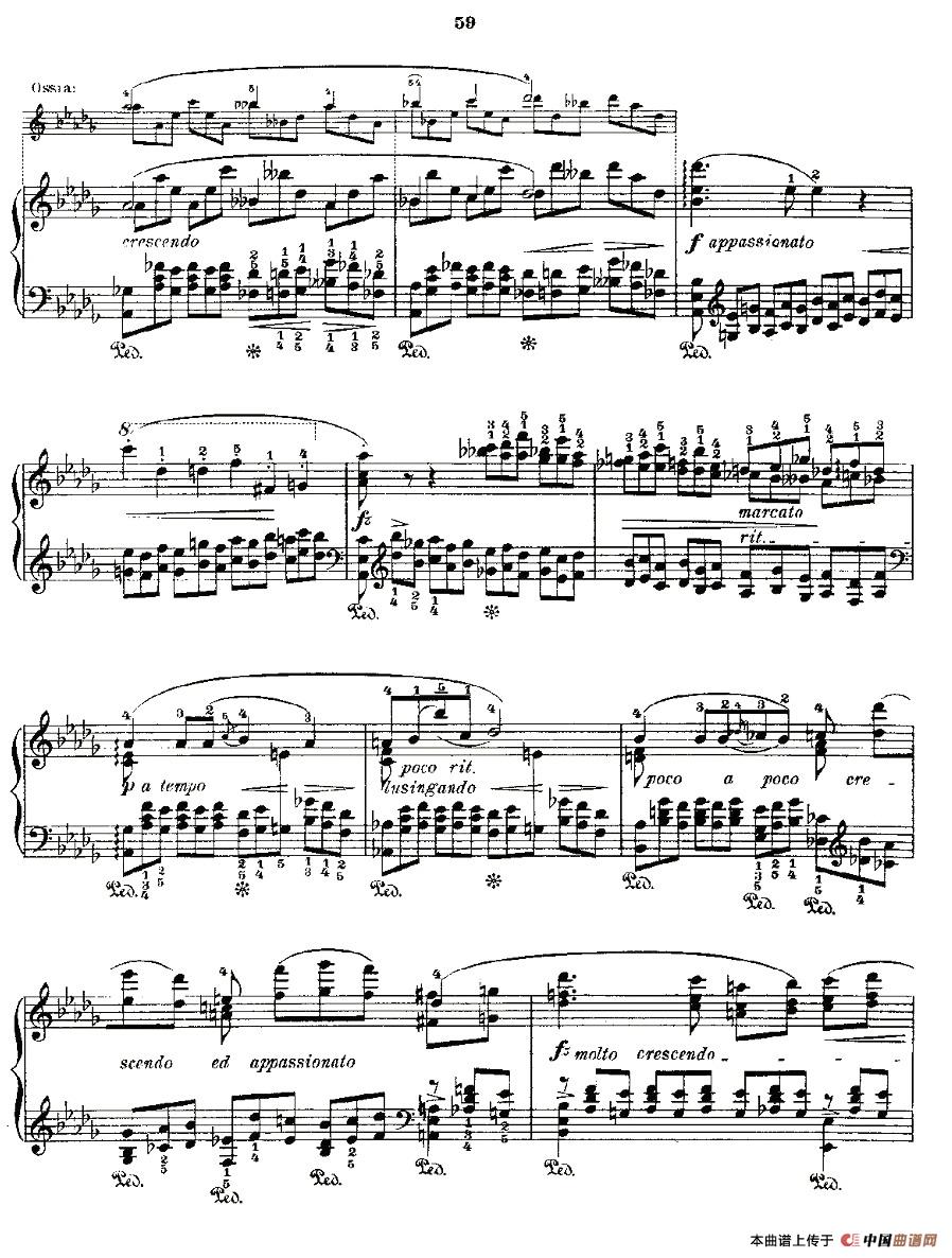 《肖邦《练习曲》Fr.Chopin Op.25 No8》钢琴曲谱图分享