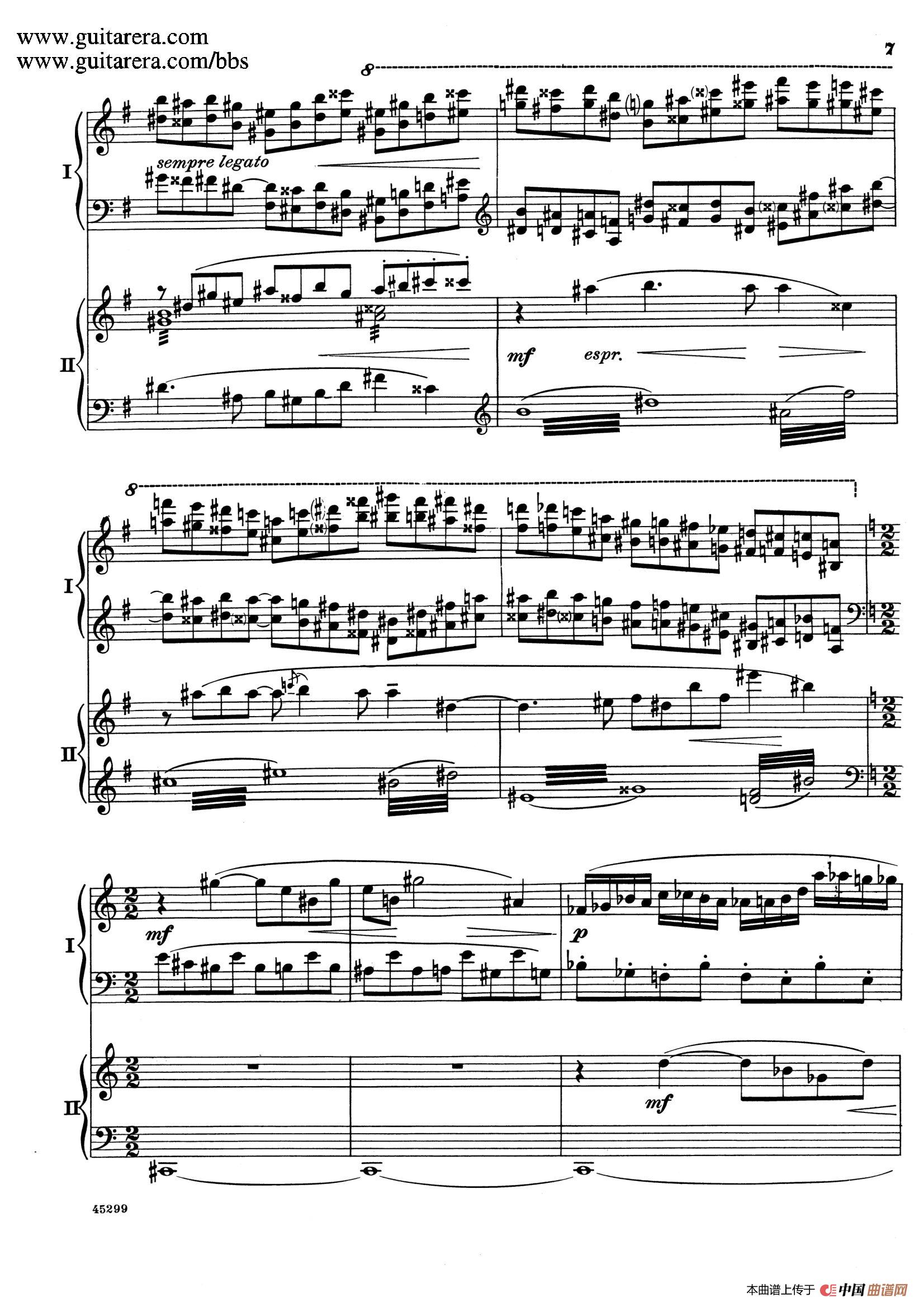 《Piano Concerto Op.38》钢琴曲谱图分享