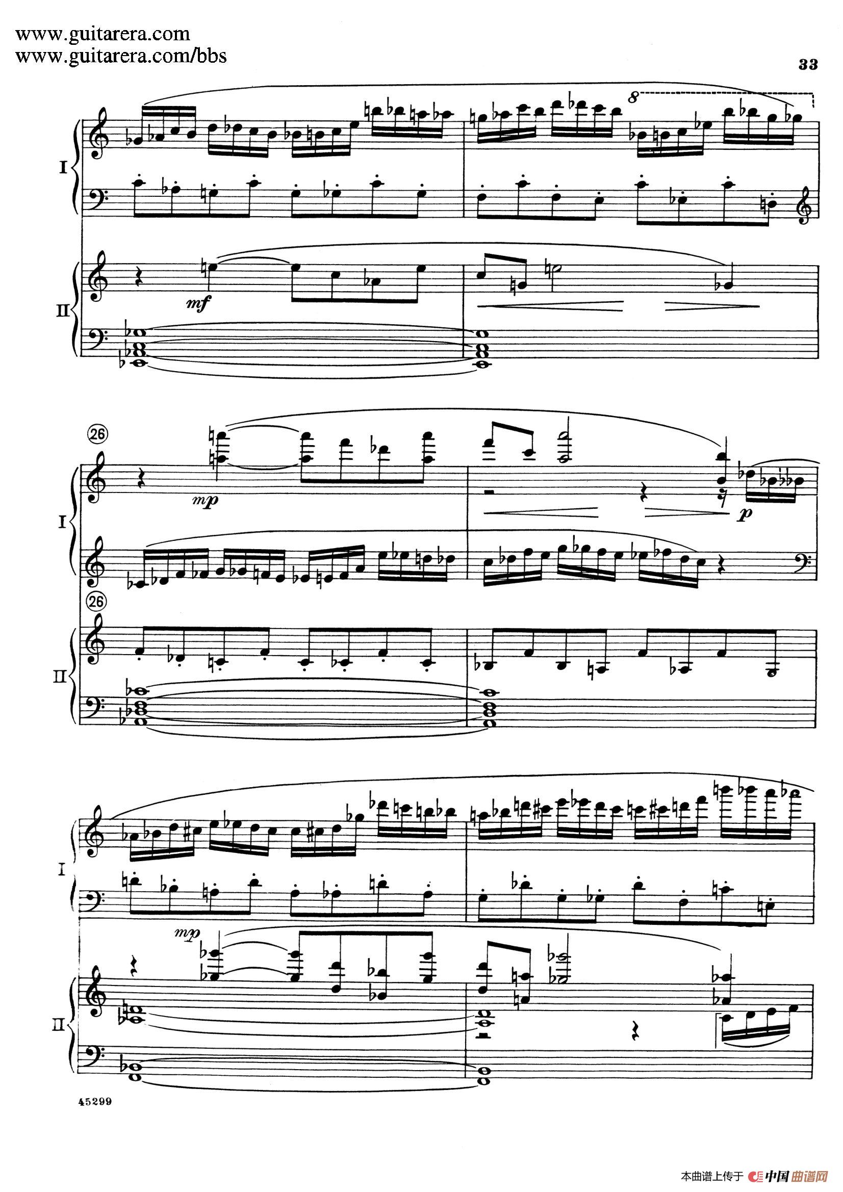 《Piano Concerto Op.38》钢琴曲谱图分享