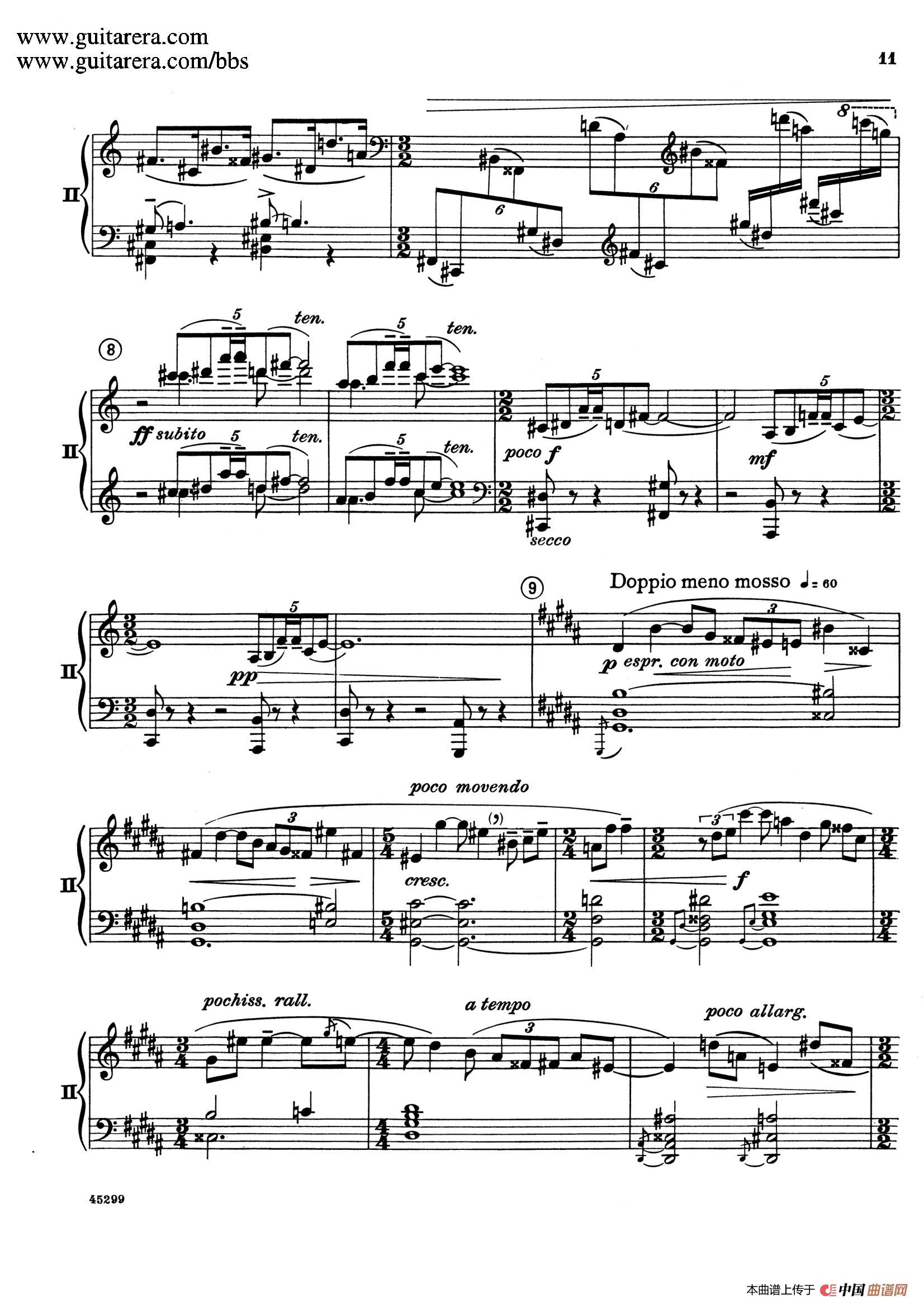 《Piano Concerto Op.38》钢琴曲谱图分享