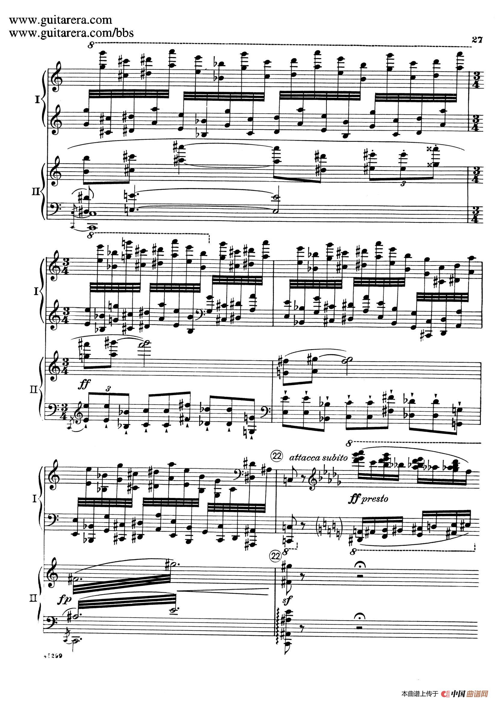 《Piano Concerto Op.38》钢琴曲谱图分享