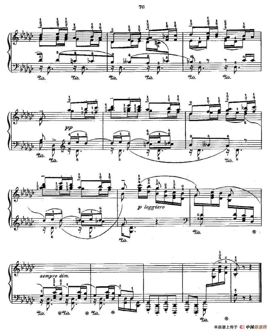 《肖邦《练习曲》Fr.Chopin Op.25 No9-2》钢琴曲谱图分享