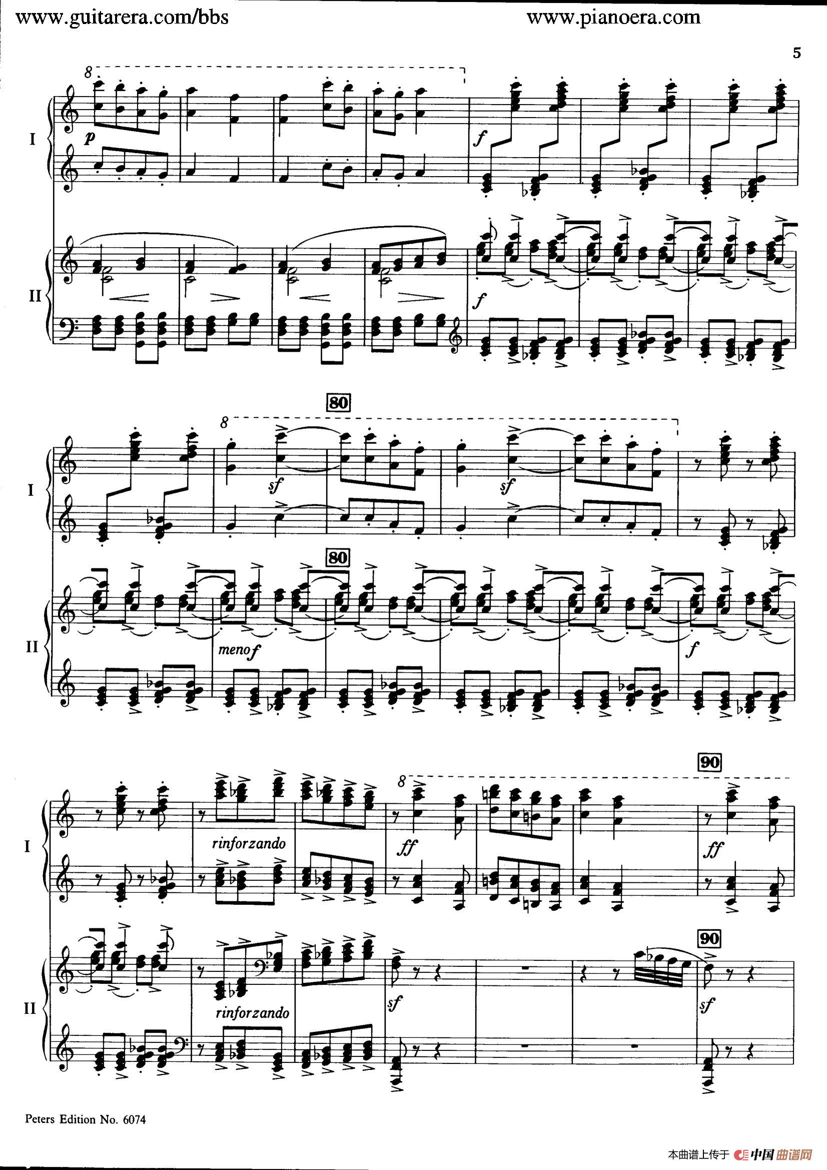 《Rondo in D Major Op.87a》钢琴曲谱图分享