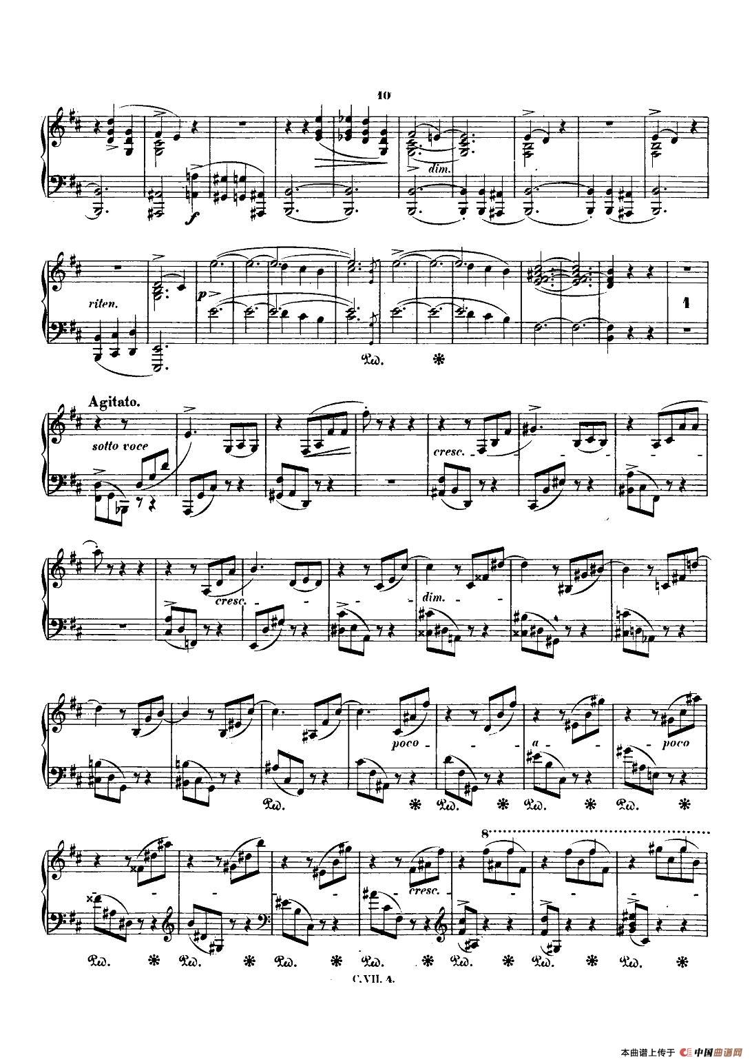 《肖邦 钢琴谐谑曲 Chopin Scherzo》钢琴曲谱图分享