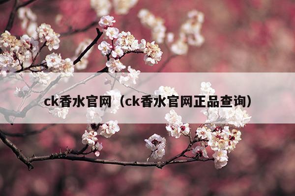 ck香水官网价格