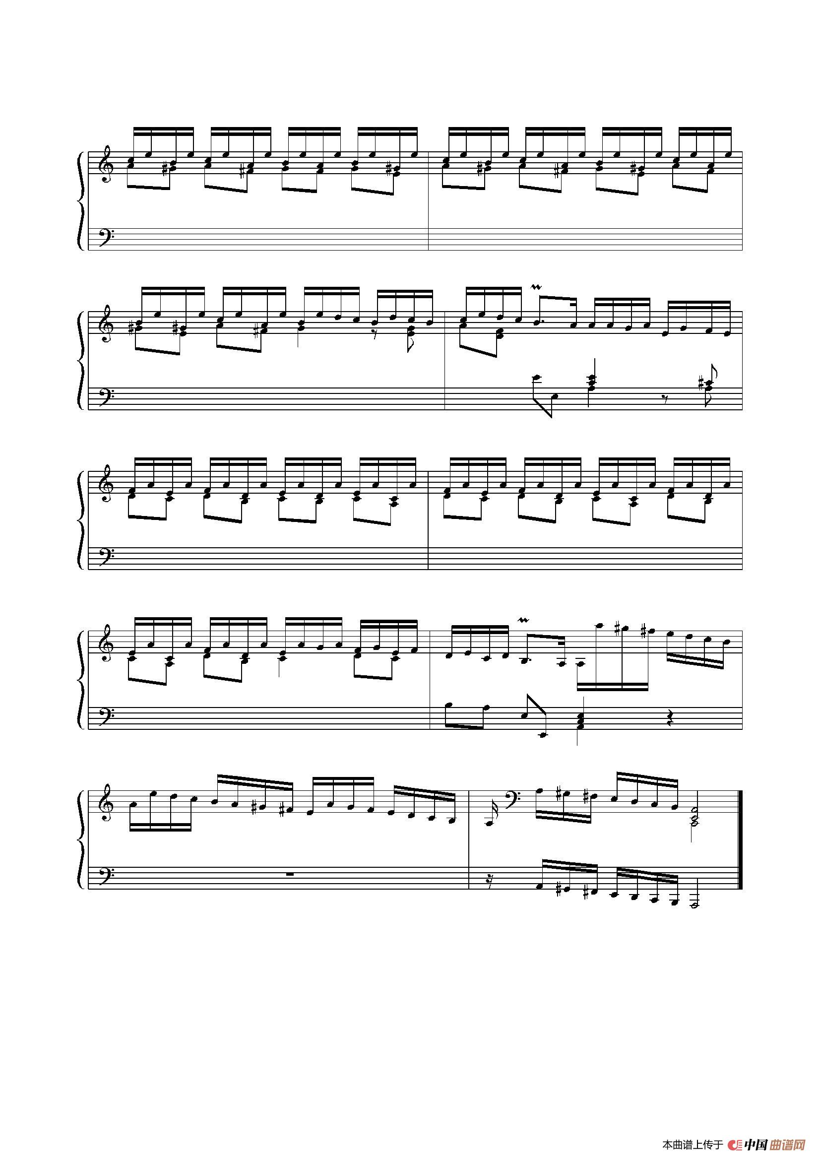 《AmPrelude》钢琴曲谱图分享
