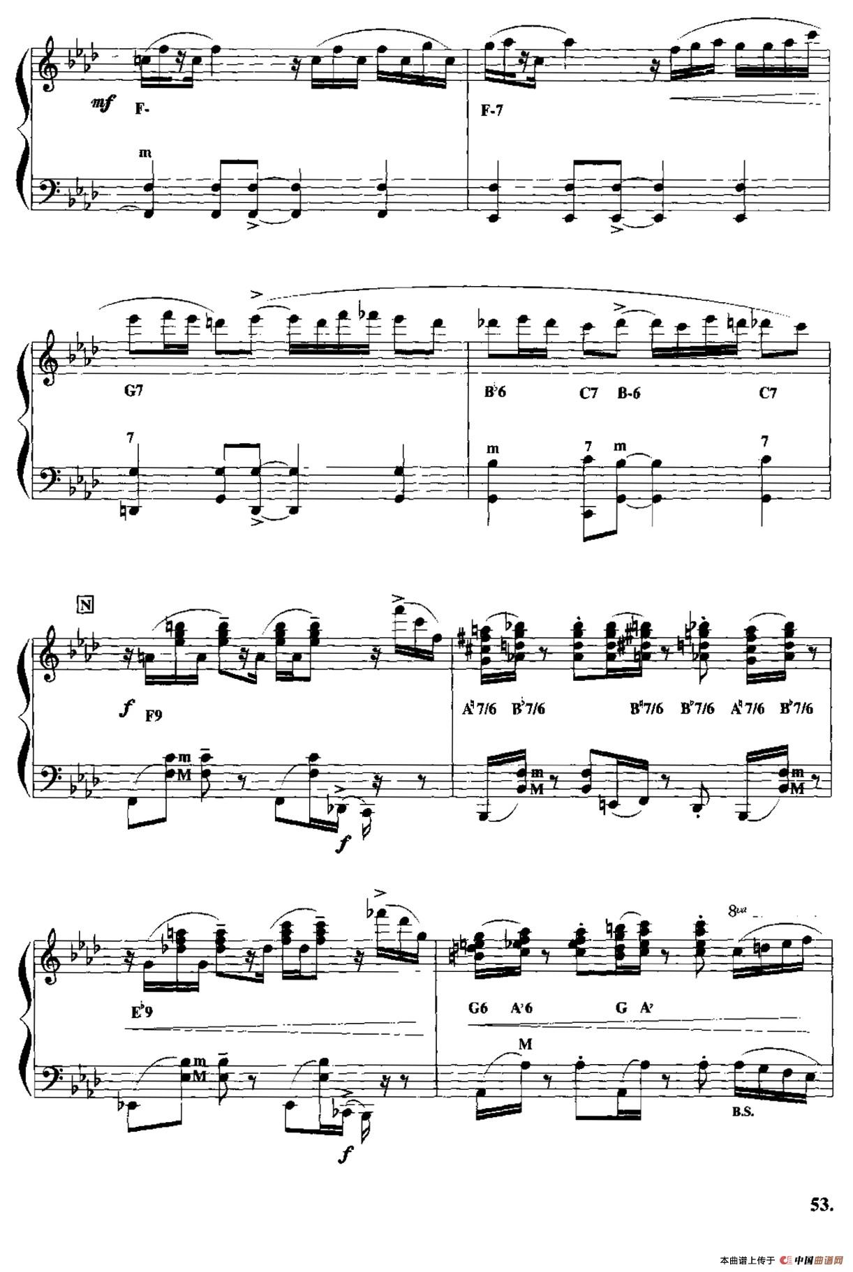 米朗·帕拉斯—探戈手风琴谱（线简谱对照、带指法版）