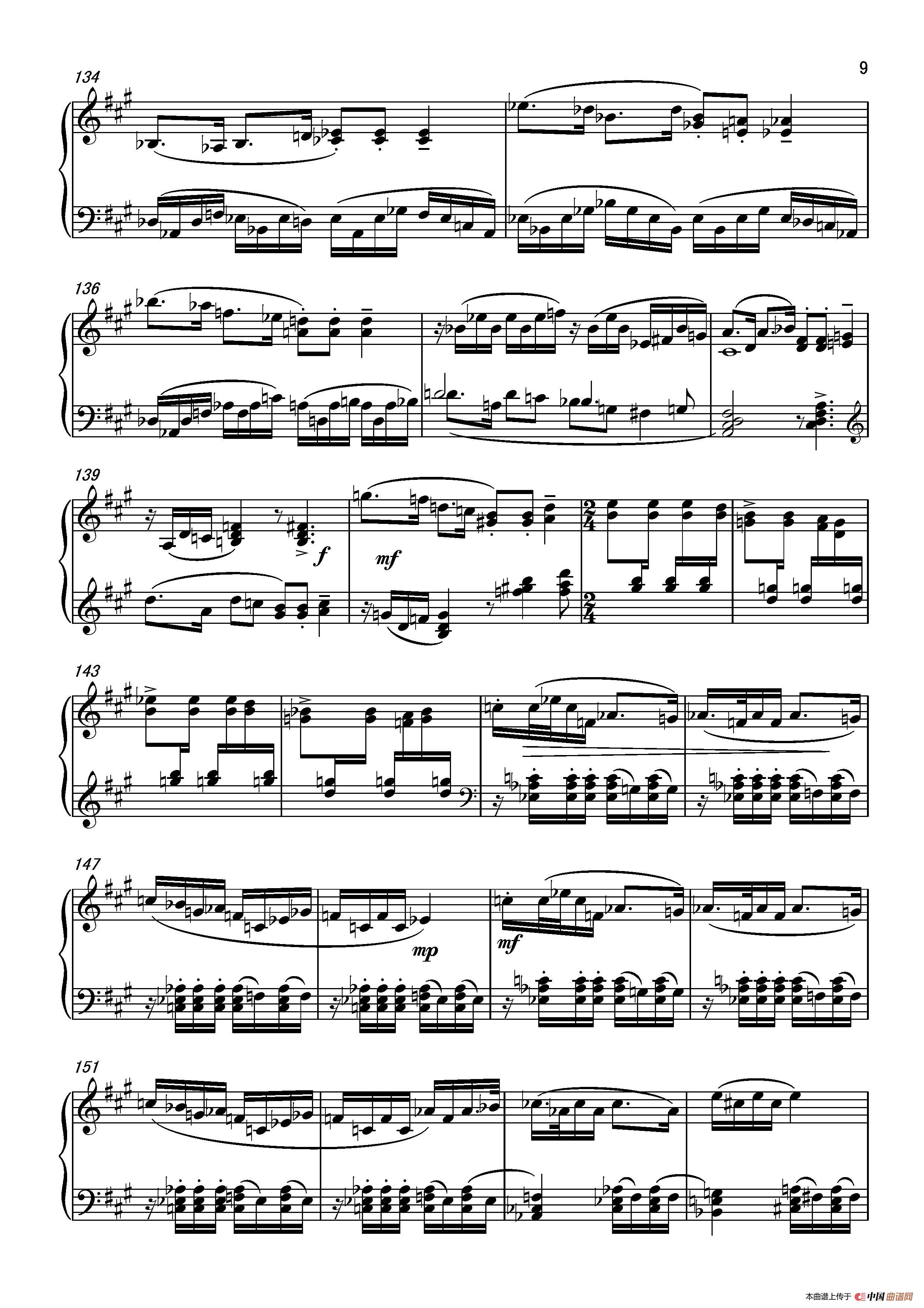 《第六钢琴奏鸣曲Piano Sonata No.6》钢琴曲谱图分享