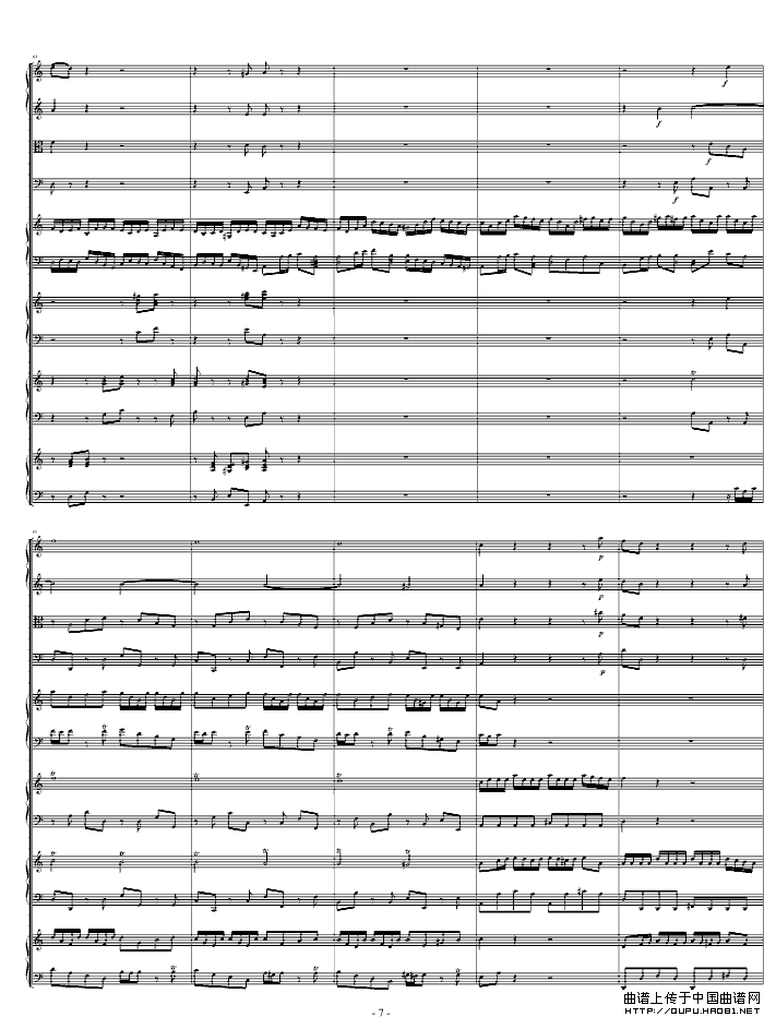 《四羽管键琴协奏曲 BWV1065》钢琴曲谱图分享