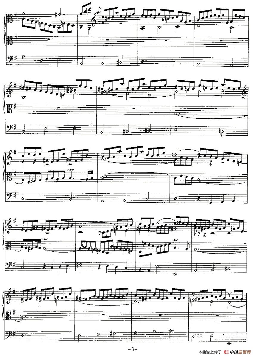 《18首赞美诗前奏曲之十三》钢琴曲谱图分享