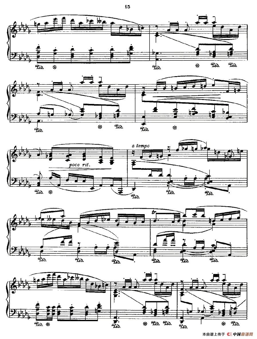 《肖邦《练习曲》Fr.Chopin Op.25 No4-2》钢琴曲谱图分享