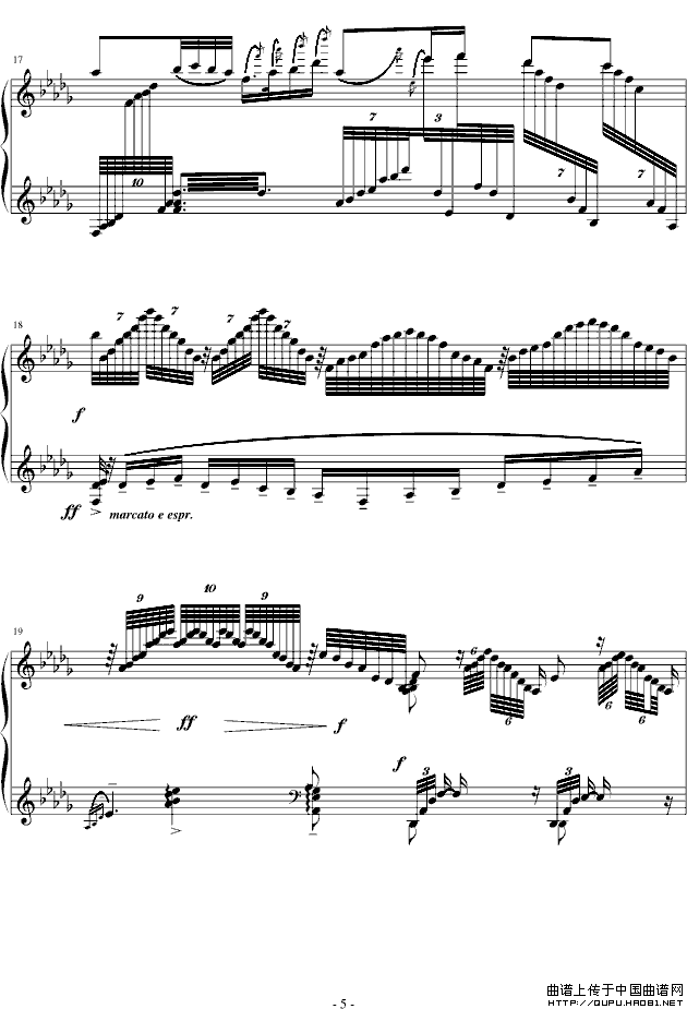 《平湖秋月》钢琴曲谱图分享