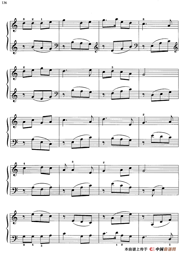 《110首中国民歌钢琴小曲集：哪样儿最好看？》钢琴曲谱图分享