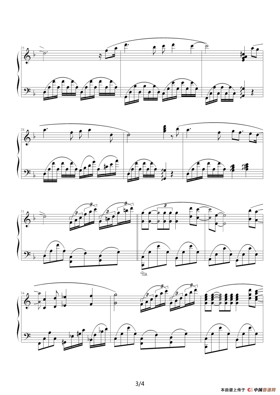 《伊甸园奇境》钢琴曲谱图分享