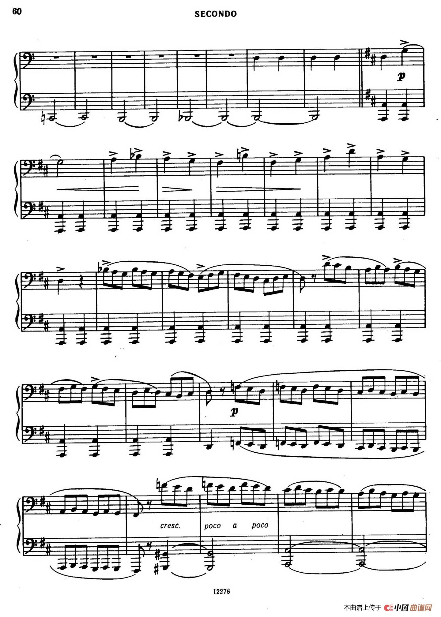 《Tarantella in D Major》钢琴曲谱图分享