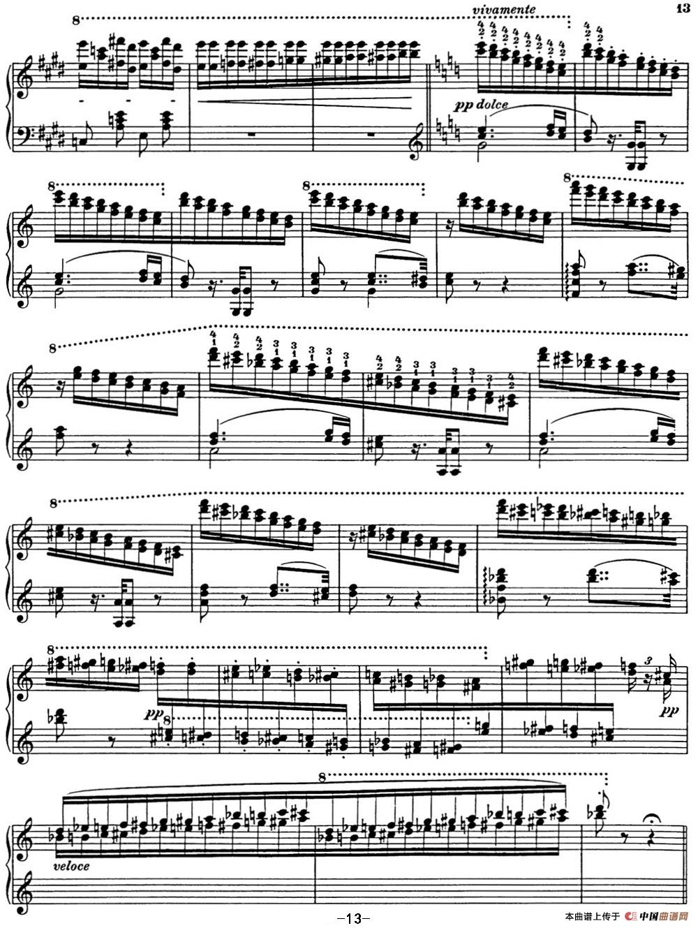《李斯特 匈牙利狂想曲 Hungarian Rhapsodies S.244 No.1》钢琴曲谱图分享
