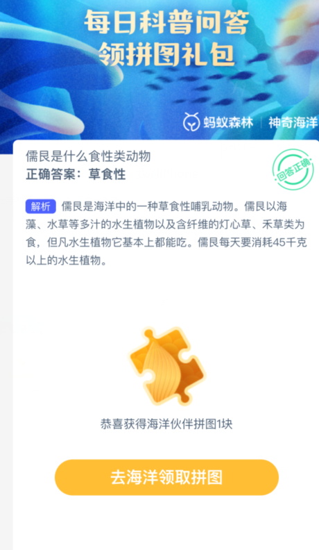 儒艮是什么食性类动物