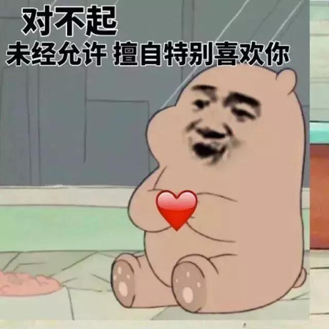 对不起未经允许擅自特别喜欢你表情包