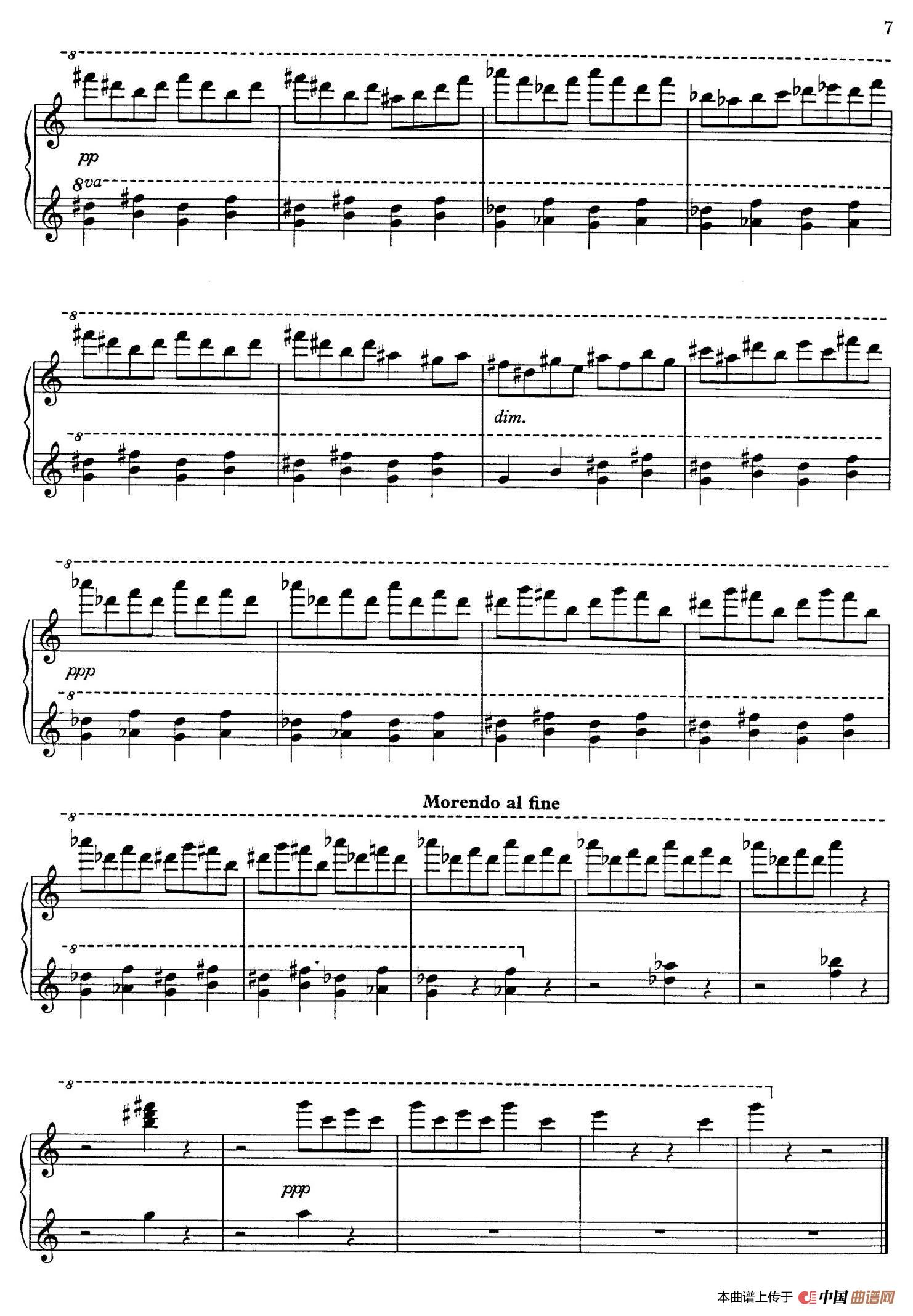 《Toccata for Piano H.153》钢琴曲谱图分享